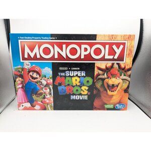 The Super Mario Bros Movie Monopoly Game Sealed Unopened 2024